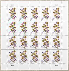 U.S. #5682 Sunflower Bouquet, 2-ounce, Pane of 20