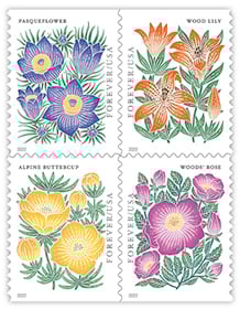 U.S. #5679a Mountain Flora, Block of 4