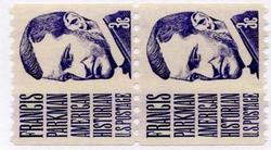 U.S. #1297 3c Francis Parkman Coil Pair MNH