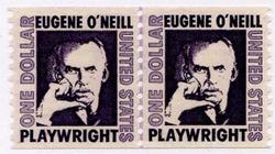 U.S. #1305C $1 O'Neill Line Pair MNH