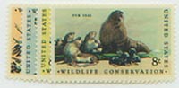 U.S. #1464-67 Wildlife Conservation, 4 Singles MNH