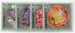 U.S. #1538-41 Mineral Heritage, 4 Singles MNH