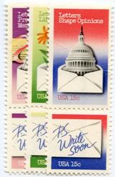 U.S. #1805-10 Letter Writing Week - pairs MNH