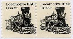 U.S. #1897A 2c Locomotive Coil Pair MNH