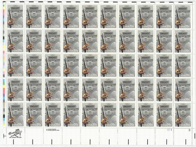 U.S. #2096 Smokey the Bear Issue