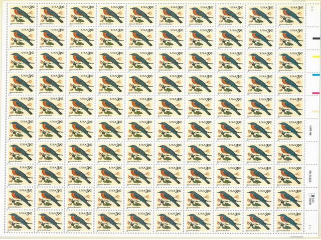 U.S. #2478 03c Eastern Bluebird