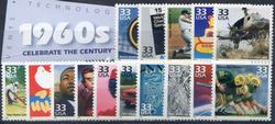 U.S. #3188a-o Celebrate the Century 1960s, 15 Singles MNH