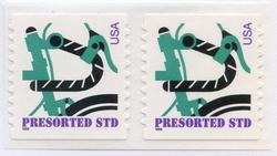 U.S. #3228 Bicycle presorted Std Coil Pair MNH