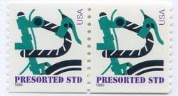 U.S. #3229 Bicycle presorted Std Coil Pair MNH