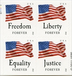 U.S. #4648a Four Flags, Block of 4