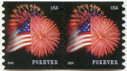 U.S. #4868 Star-Spangled Banner Coil Pair