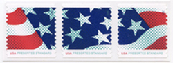 U.S. #4963a Stars and Stripes Coil of 3
