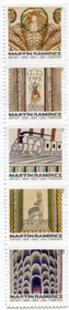 U.S. #4972a Martin Ramirez Artist, Strip of 5