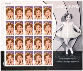 U.S. #5060 Shirley Temple, Pane of 20