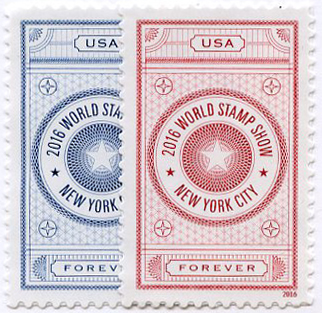 U.S. #5062-63 World Stamp Show NY, 2 Singles