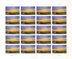 U.S. #5091 Indiana Statehood Pane of 20