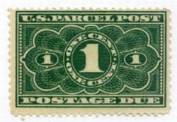 U.S. #JQ1 1c Parcel Post Due MNH