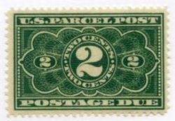 U.S. #JQ2 2c Parcel Post Due MNH