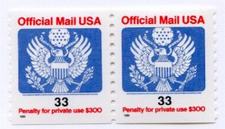 U.S. #O157 pair 33c Official MNH