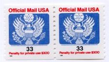 U.S. #O157 33c Official Pair MNH