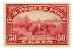 U.S. #Q10 50c Dairying MNH