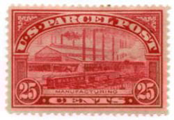 U.S. #Q9 25c Manufacturing MNH