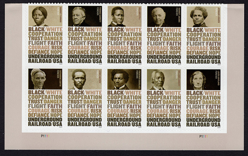 U.S.#5843a Underground Railroad, PNB10