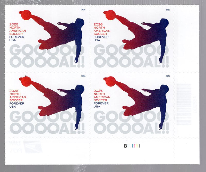 U.S. #6105 North American Soccer, PNB 4