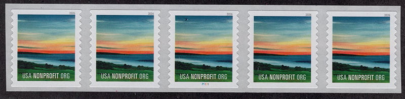 U.S. #6113 Summer Sunset, PNC of 5