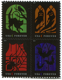 U.S. #5423a Halloween Block of 4