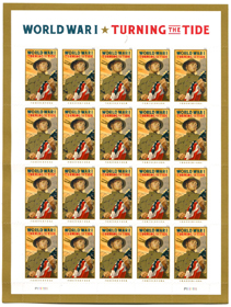 U.S. #5300 World War I Pane of 20