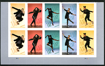 U.S. #5613a Tap Dance PNB of 10