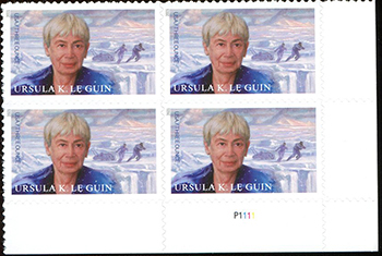 U.S. #5619 Ursula K. Le Guin ,3-ounce, PNB of 4