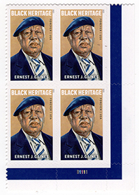 U.S. #5753 Ernest J. Gaines, PNB of 4