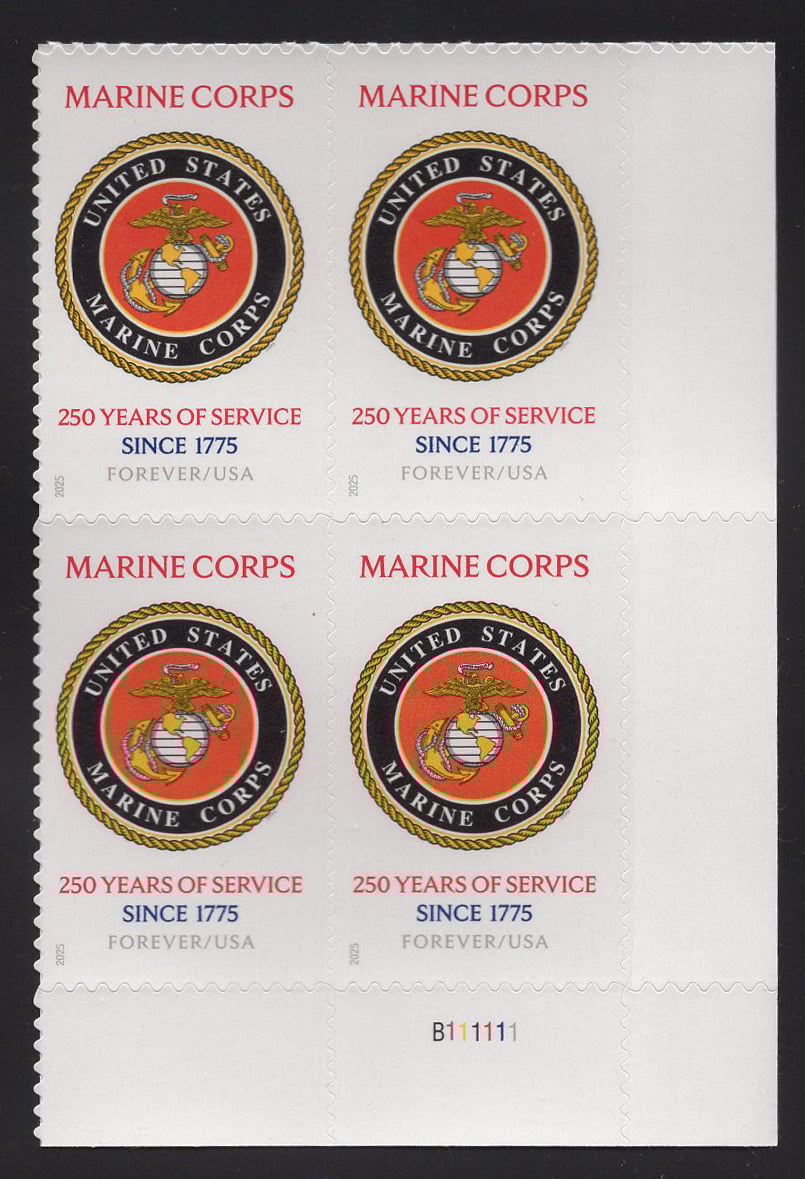 U.S. #6005 U.S. Marine Corp 250th, PNB4
