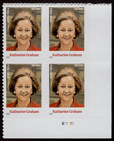 U.S. #5699 Katharine Graham, 2-ounce, PNB 4