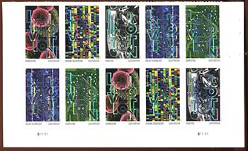 U.S. #5518a Innovation PNB of 10