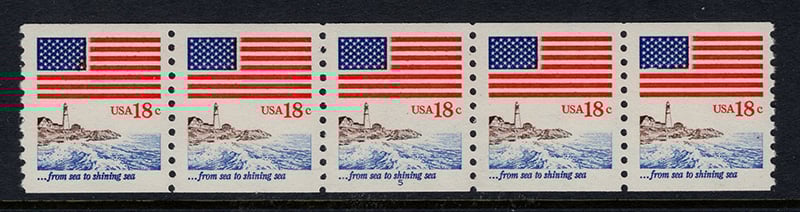 U.S. #1891 - from sea to shining sea PNC(5) #5