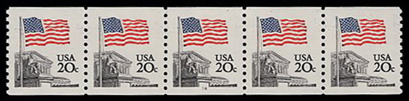U.S. #1895 Flag Over Supreme Court PNC(5)