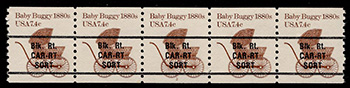 U.S. #1902a Baby Buggy 1880s PNC-5