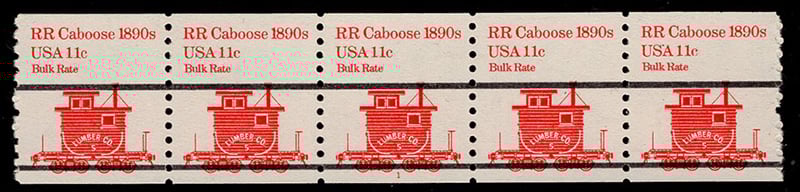 U.S. #1905 RR Caboose 1890s PNC-5 Precancel