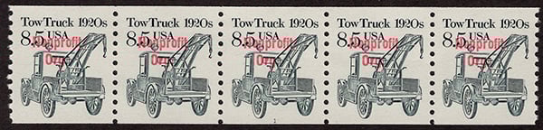 U.S. #2129a Tow Truck 1920s PNC-5