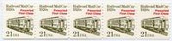 U.S. #2265 Railroad Mail Car 1920s PNC-5
