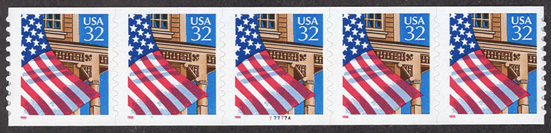 U.S. #2915A Flag Over Porch PNC(5)