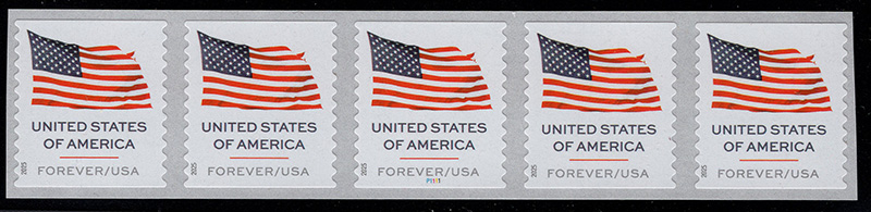 U.S. #6018 U.S. Flag 2025 PNC BCA
