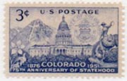 U.S. #1001 Colorado Statehood MNH
