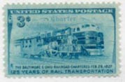 U.S. #1006 B.& O. Railroad MNH