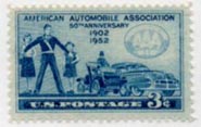 U.S. #1007 American Automobile Assoc MNH