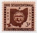 U.S. #1018 Ohio Statehood MNH