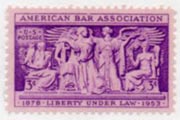 U.S. #1022 American Bar Association MNH